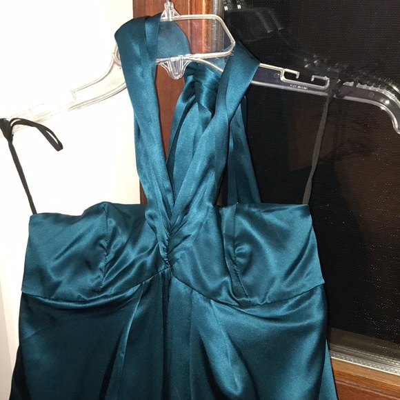 Mara Hoffman Silk dark green halter top blouse - Picture 2 of 6